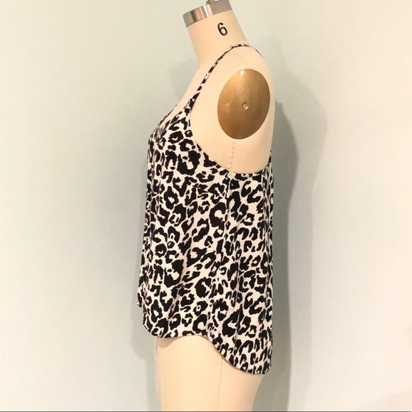 Racer back snow leopard print tank - Picture 2 of 6
